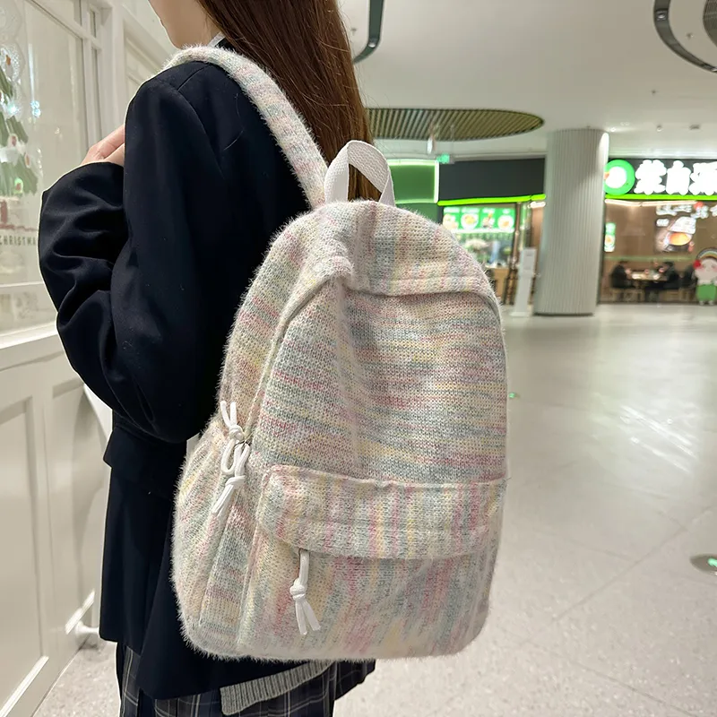 OURFUN Fabric Backpack Regular Unisex Multicolor-7