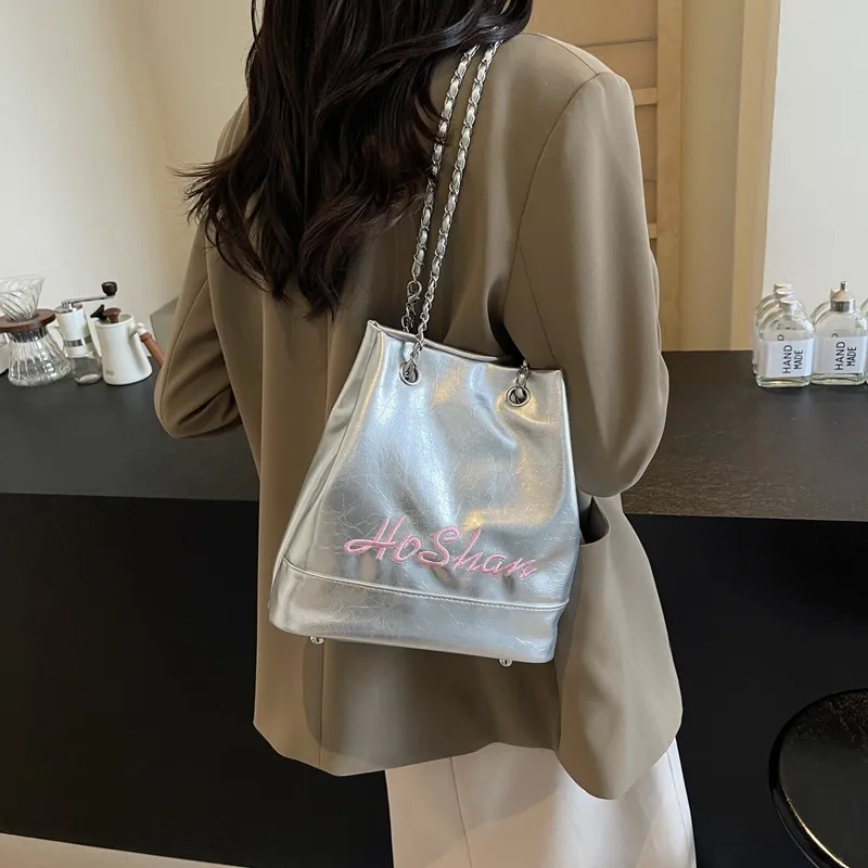 OURFUN PU Backpack Regular Women's Ecru/Silver/Black/Burgundy-7