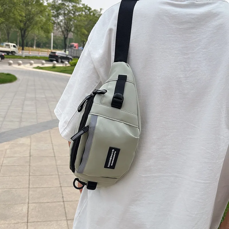 OURFUN Oxford Sling Bag Regular Unisex White/Gray/Black/Green-15