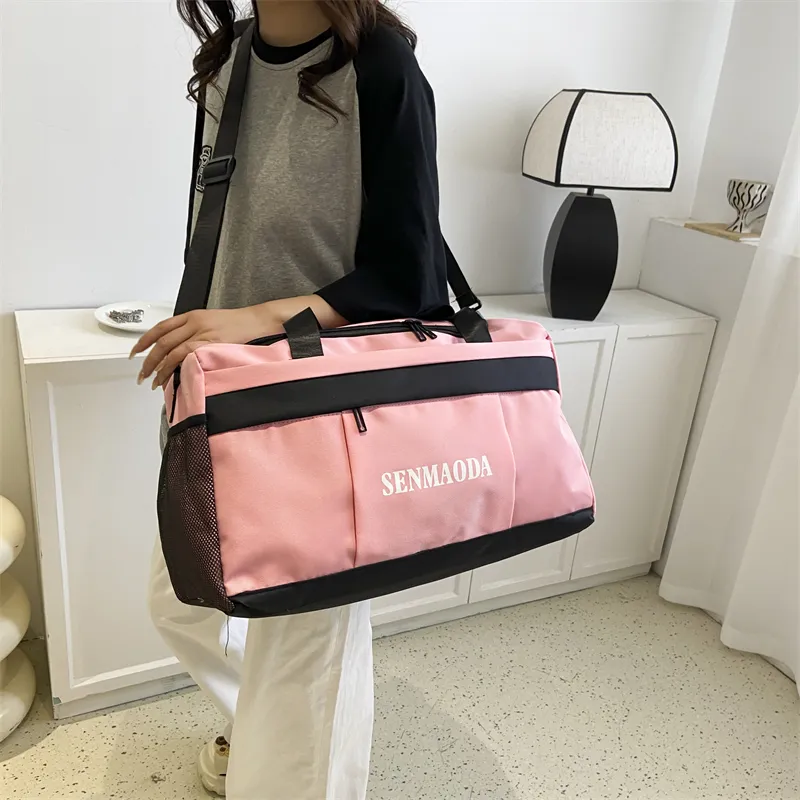 OURFUN Oxford Gym Bag Large Size Unisex Multicolor-5