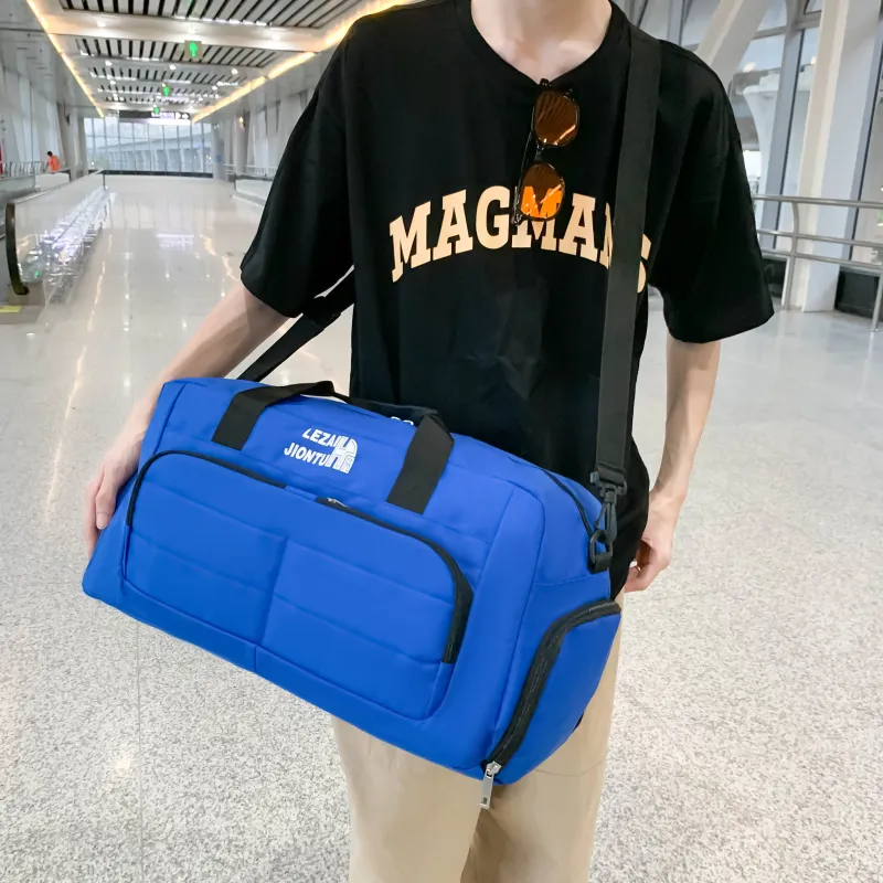 OURFUN Oxford Gym Bag Large Size Unisex Gray/Black/Red/Royal Blue/Dark Blue-6