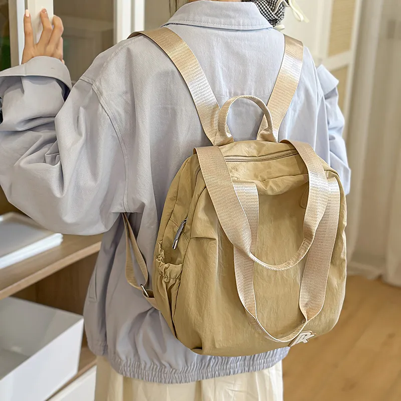 OURFUN Nylon Backpack Unisex Multicolor-7