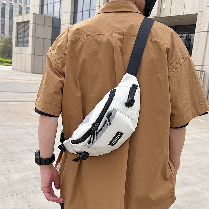 OURFUN Oxford Sling Bag Regular Unisex White/Gray/Black/Green-2