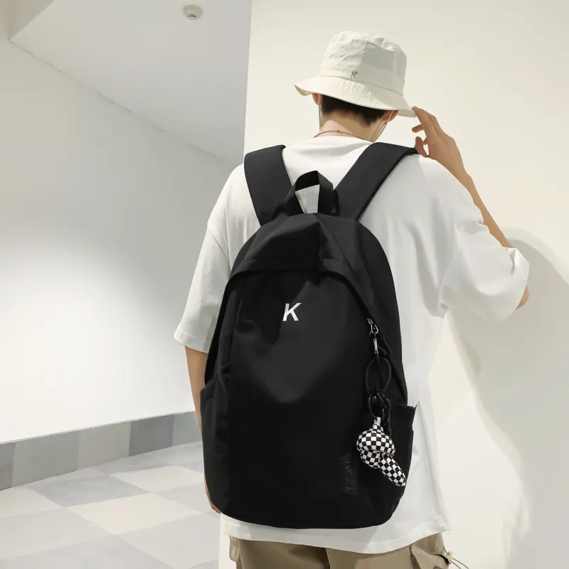OURFUN Nylon Backpack White/Gray/Black/Orange/Green-6