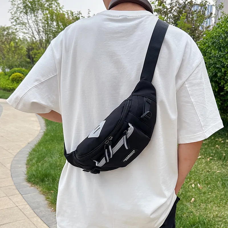 OURFUN Oxford Sling Bag Regular Unisex White/Gray/Black/Green-10