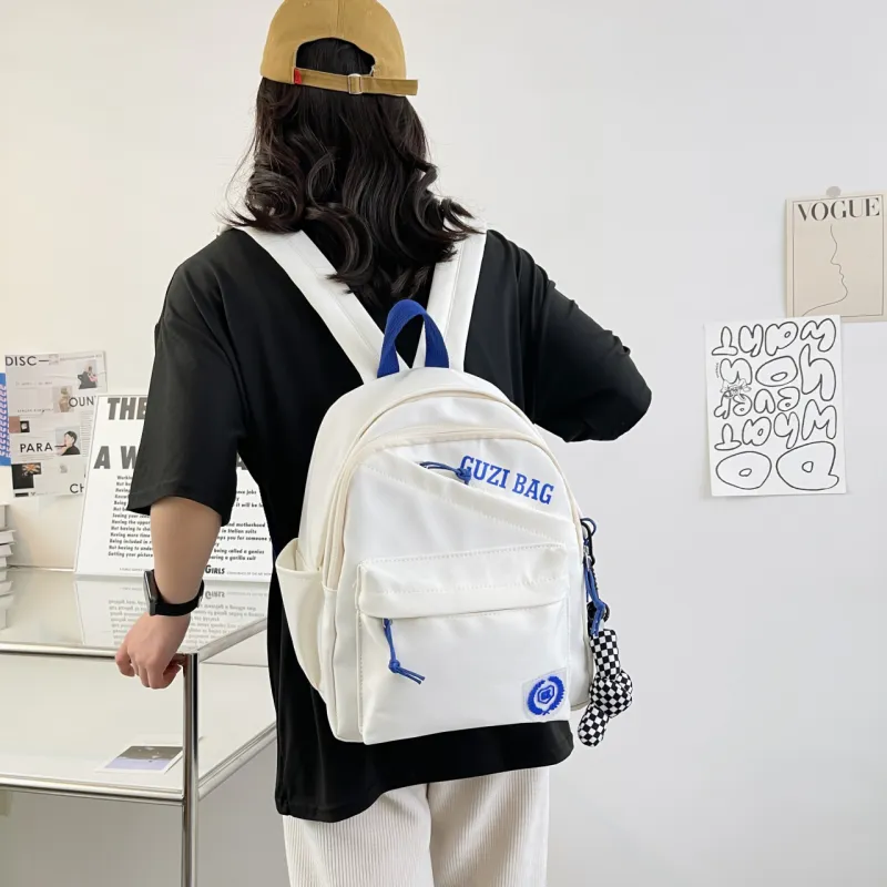 OURFUN Nylon Backpack Unisex Multicolor-1