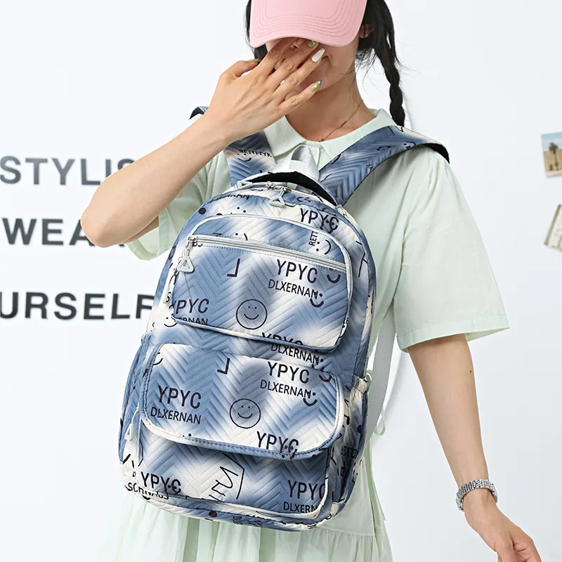 OURFUN Oxford Backpack Unisex Multicolor-11