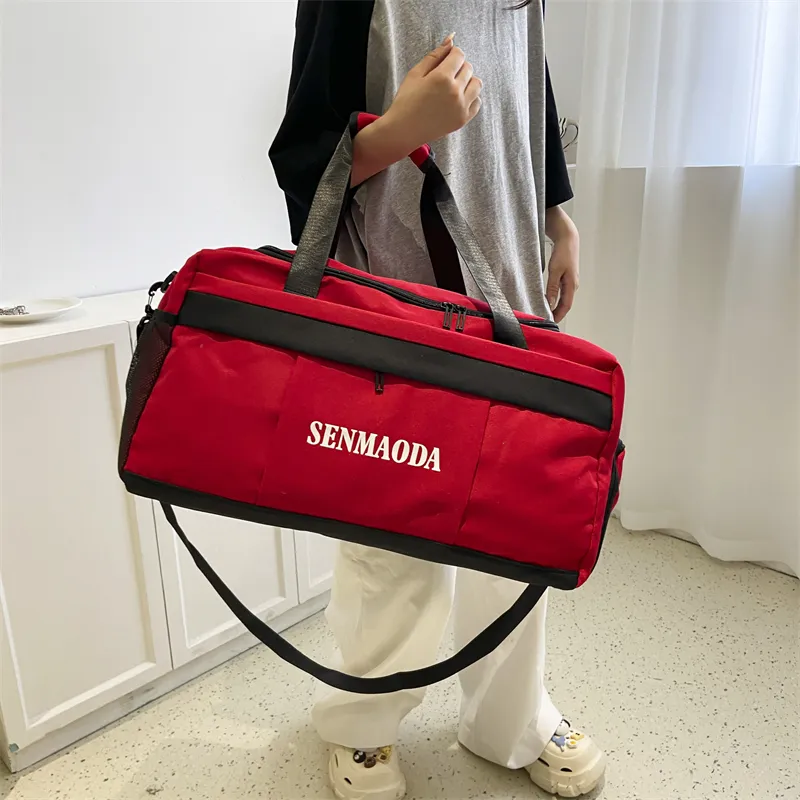 OURFUN Oxford Gym Bag Large Size Unisex Multicolor-8