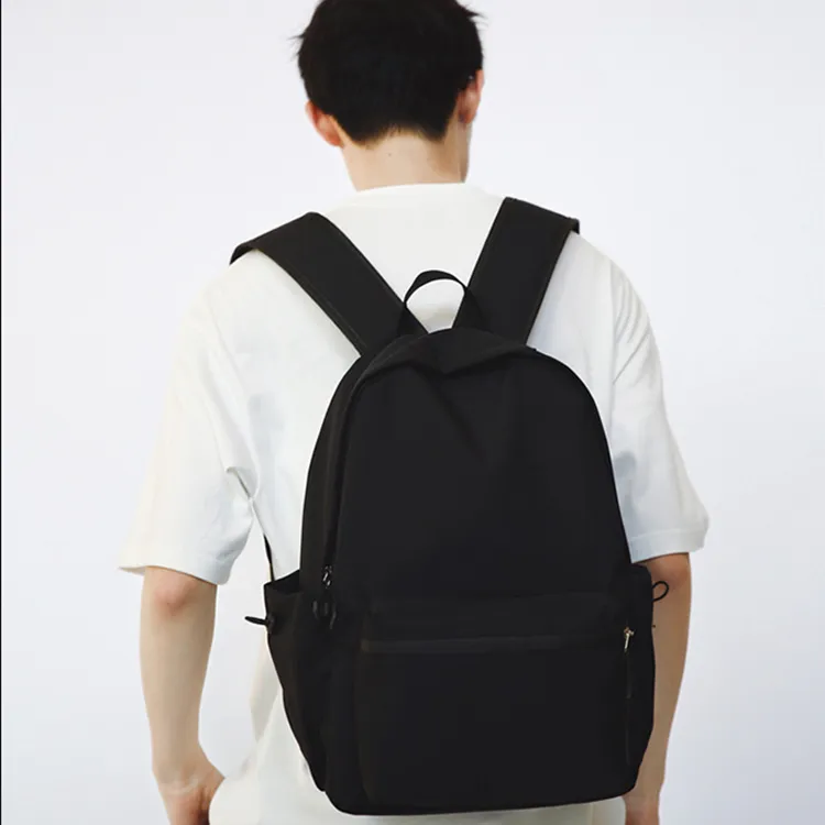 OURFUN Nylon Backpack Regular Unisex Pastel Pink/Ecru/Light Gray/Black/Coffee-1