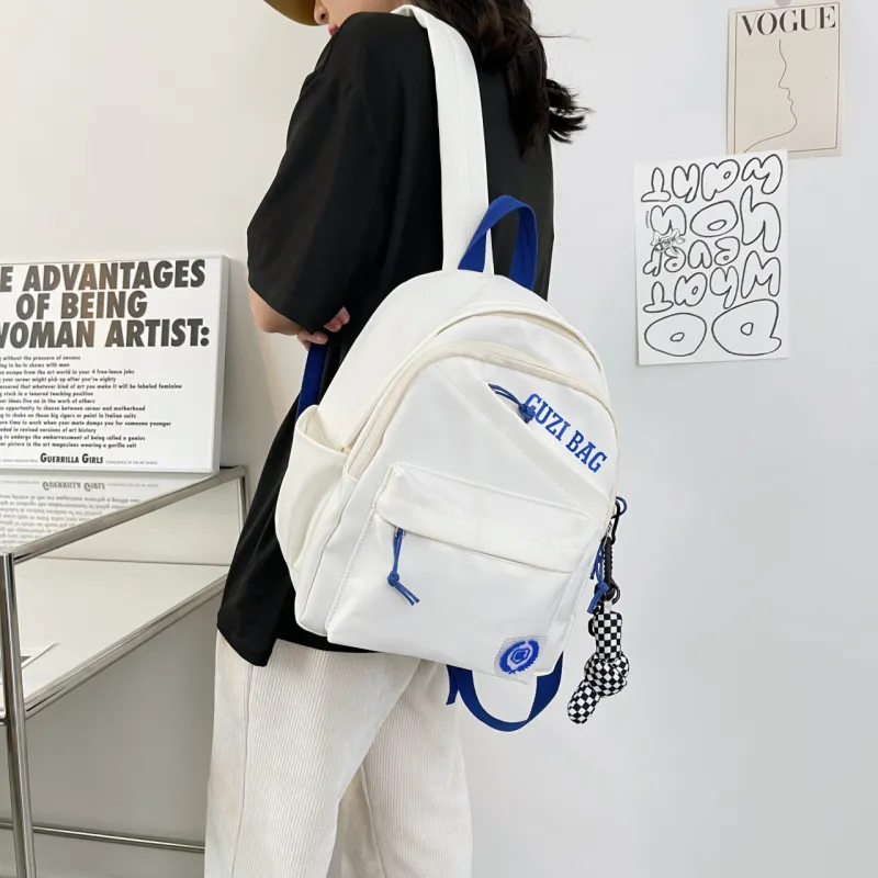 OURFUN Nylon Backpack Unisex Multicolor-2