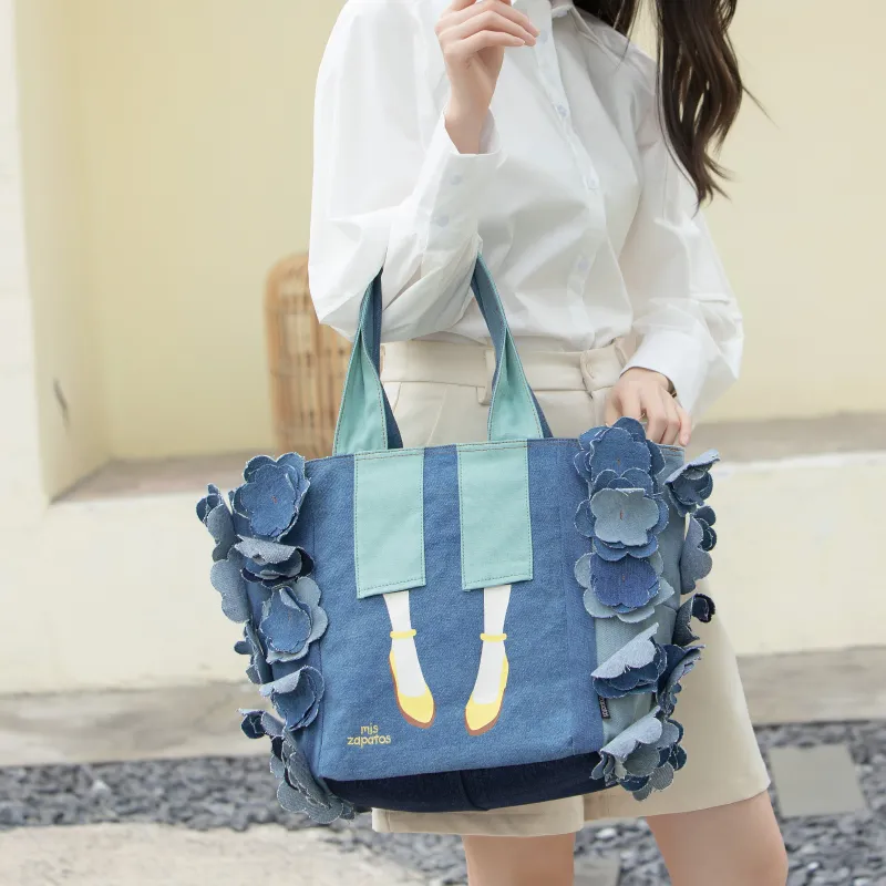 MISZAPATOS Denim Shoulder Bag Women's-1