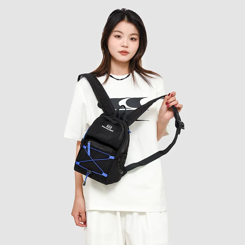 OURFUN Nylon Fabric Backpack Women's Multicolor-1