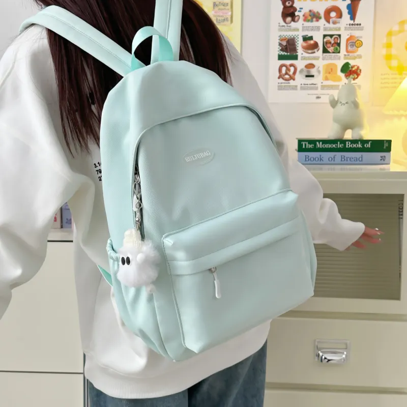 OURFUN Nylon Backpack Regular Women's Multicolor-8