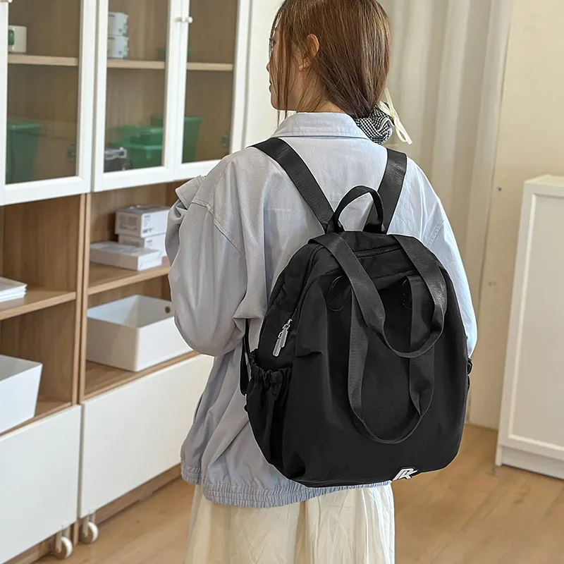 OURFUN Nylon Backpack Unisex Multicolor-5