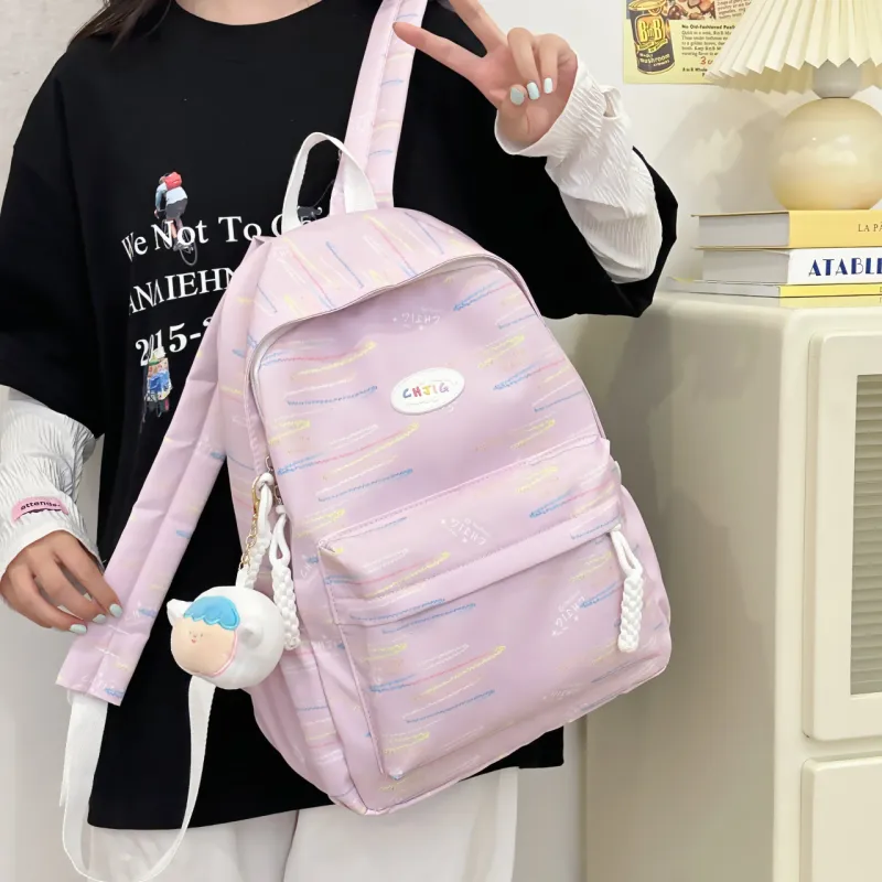 OURFUN Oxford Backpack Unisex Multicolor-8
