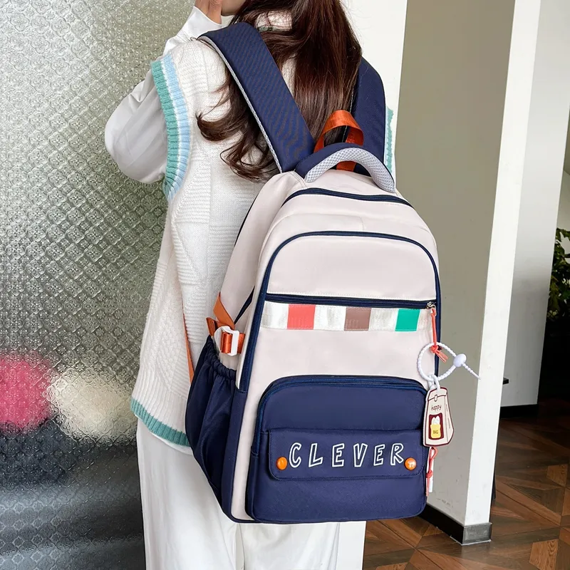 OURFUN Nylon Fabric Backpack Regular Unisex-13