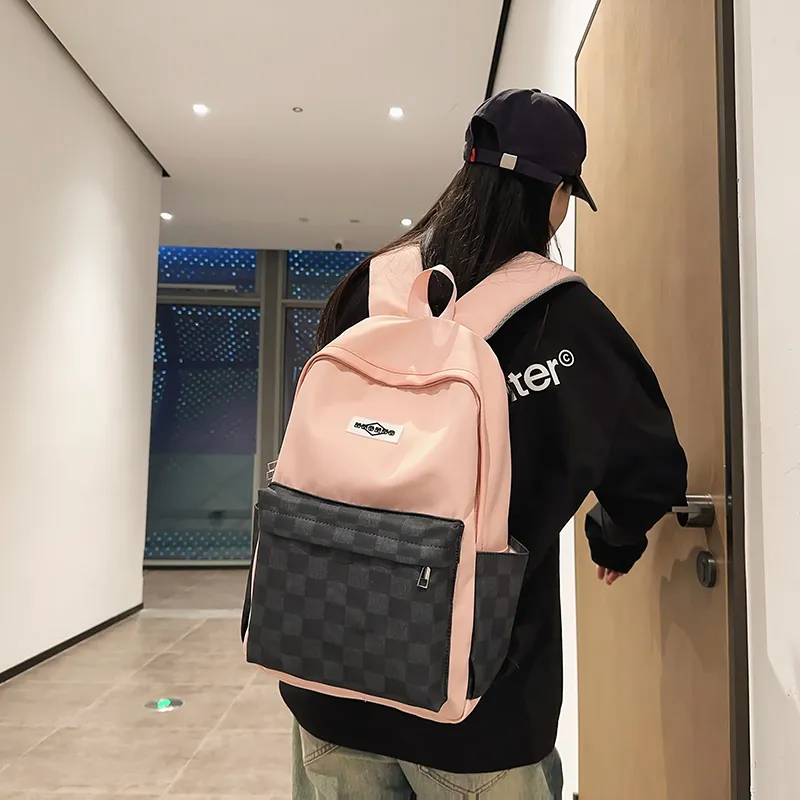 OURFUN Nylon Backpack Unisex Multicolor-2