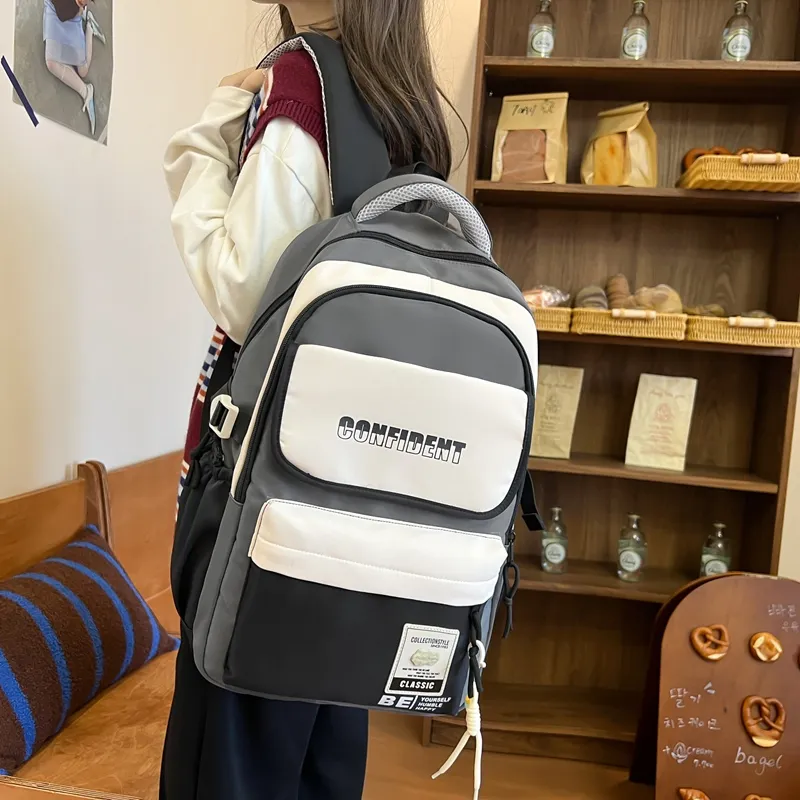 OURFUN Nylon Backpack Unisex Multicolor-13