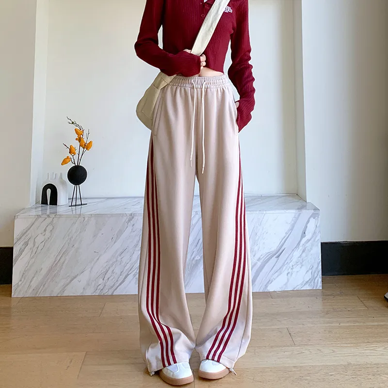FORLOVENANCY High Rise Versatile Slimming Elastic Cuff Sweatpants With Loose Fit Women's-5