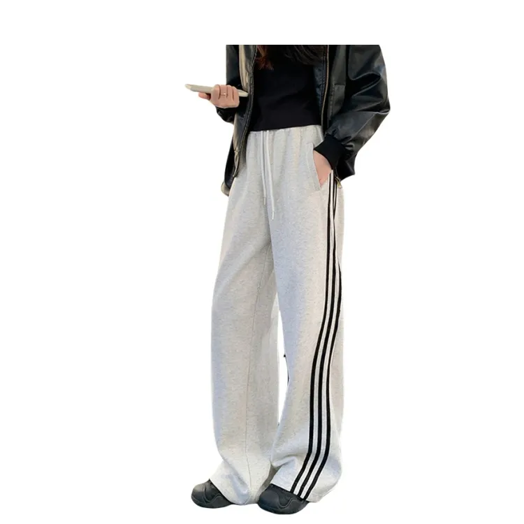 FORLOVENANCY High Rise Versatile Slimming Elastic Cuff Sweatpants With Loose Fit Women's-1