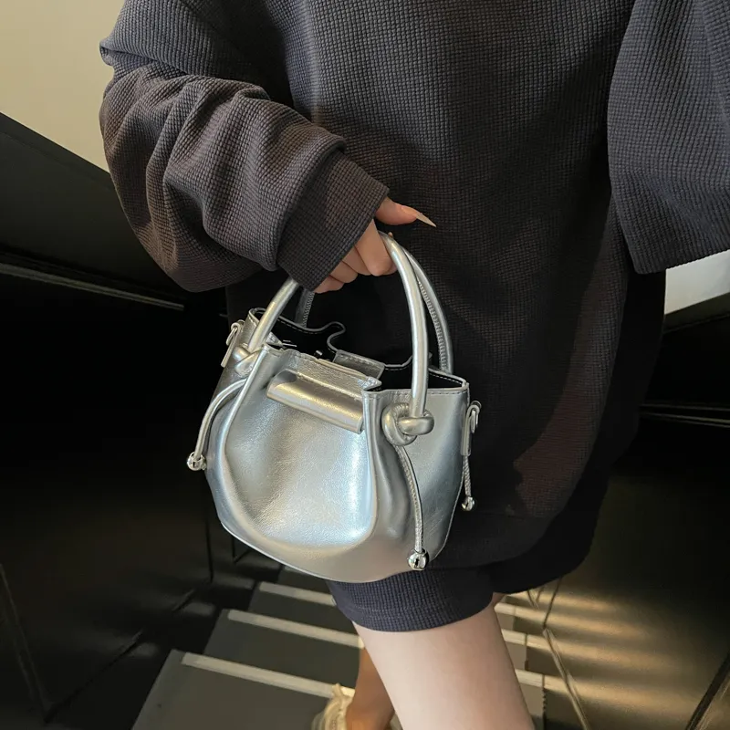 SWIMADE PU Shoulder Bag, Crossbody Bag, Handbag Women's White/Silver/Black/Yellow/Blue/Pink-6