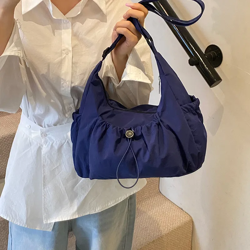 SWIMADE Oxford Shoulder Bag Women's White/Gray/Pink/Black/Blue-30