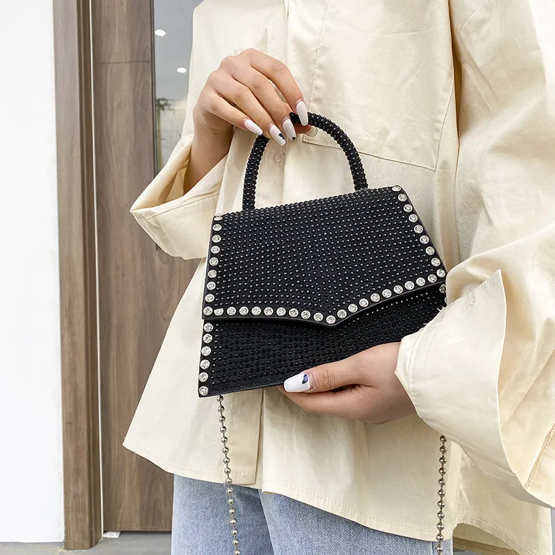 SWIMADE PU Shoulder Bag, Handbag Women's Silver/Black-11