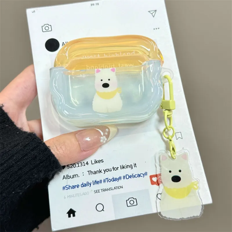 RE&B Compatible With Apple AirPods Pro 2nd Generation Plastic Cartoon Style Headphone Cases-3