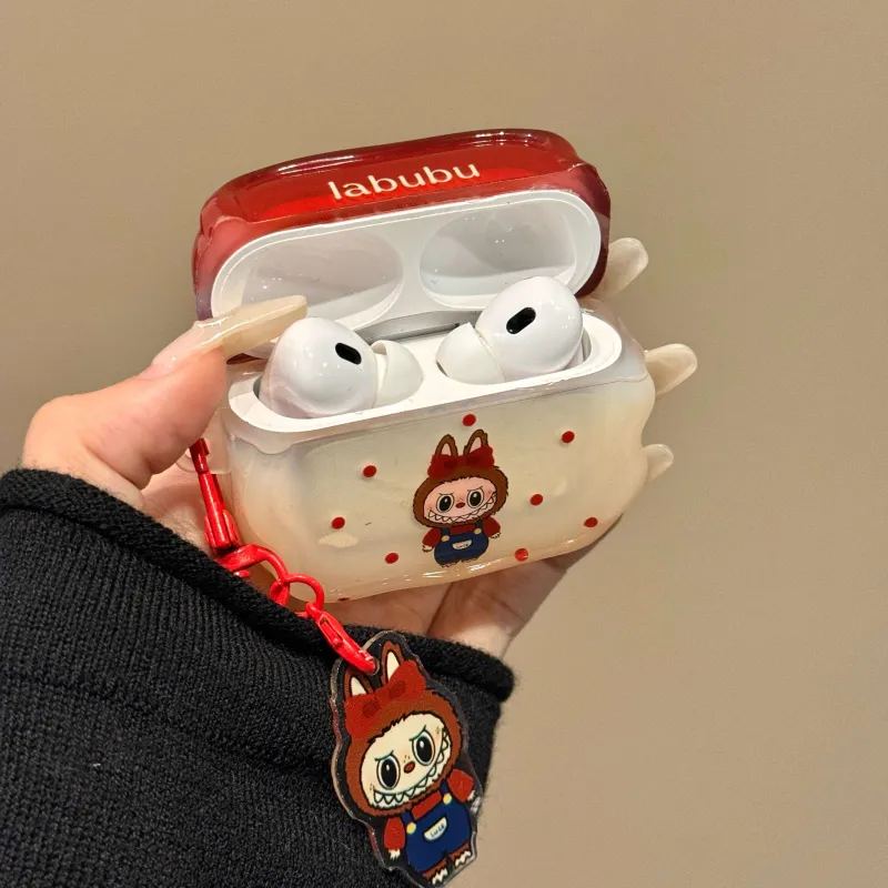 RE&B Compatible With Apple AirPods Pro 2nd Generation Plastic Cartoon Style Headphone Cases-1