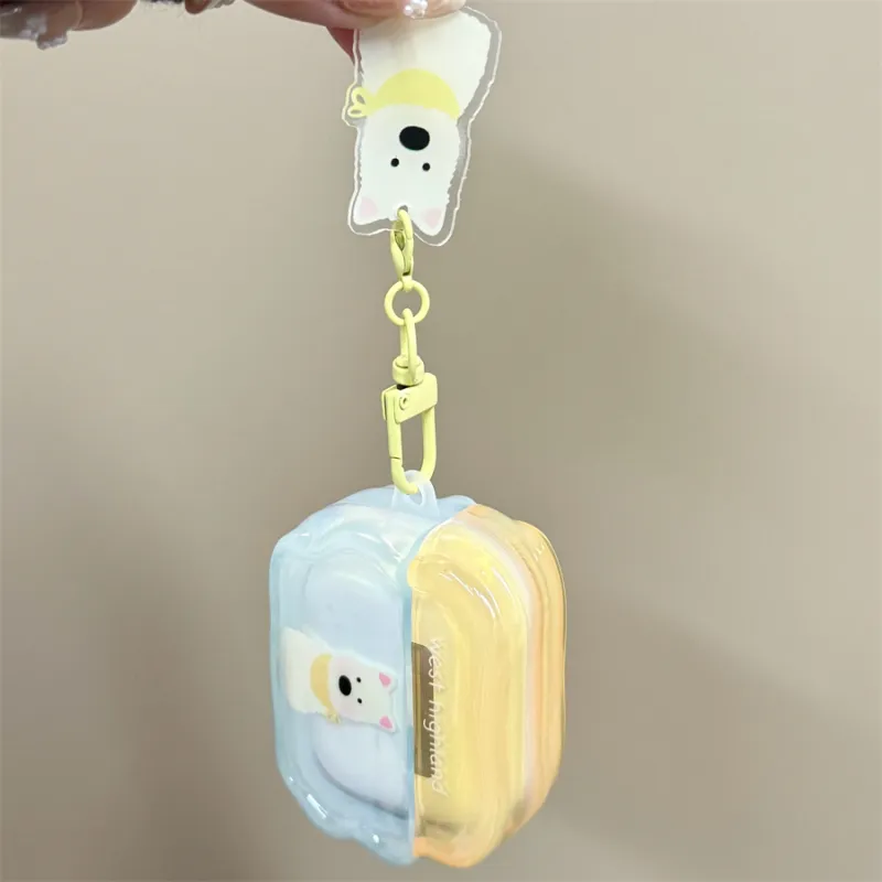 RE&B Compatible With Apple AirPods Pro 2nd Generation Plastic Cartoon Style Headphone Cases-5