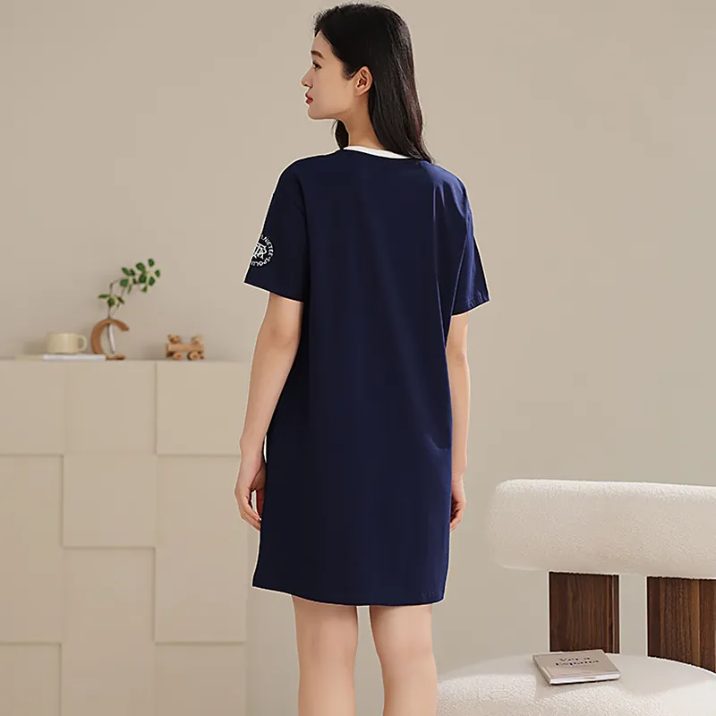 WANANNI Nightgown Women's Dark Blue-6