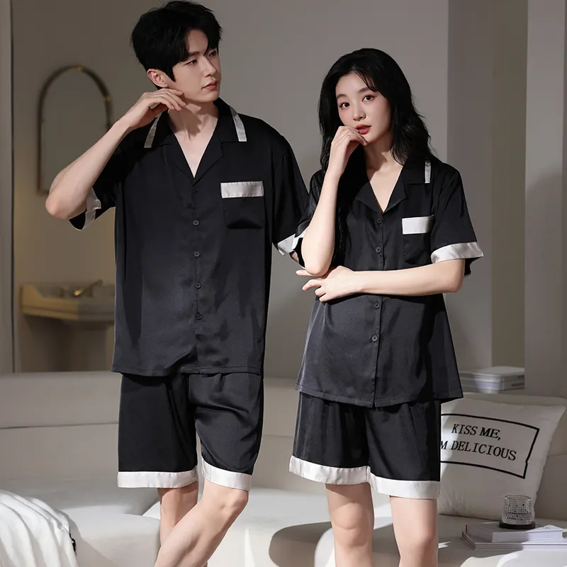 WANANNI Pajama Set Unisex Black-2