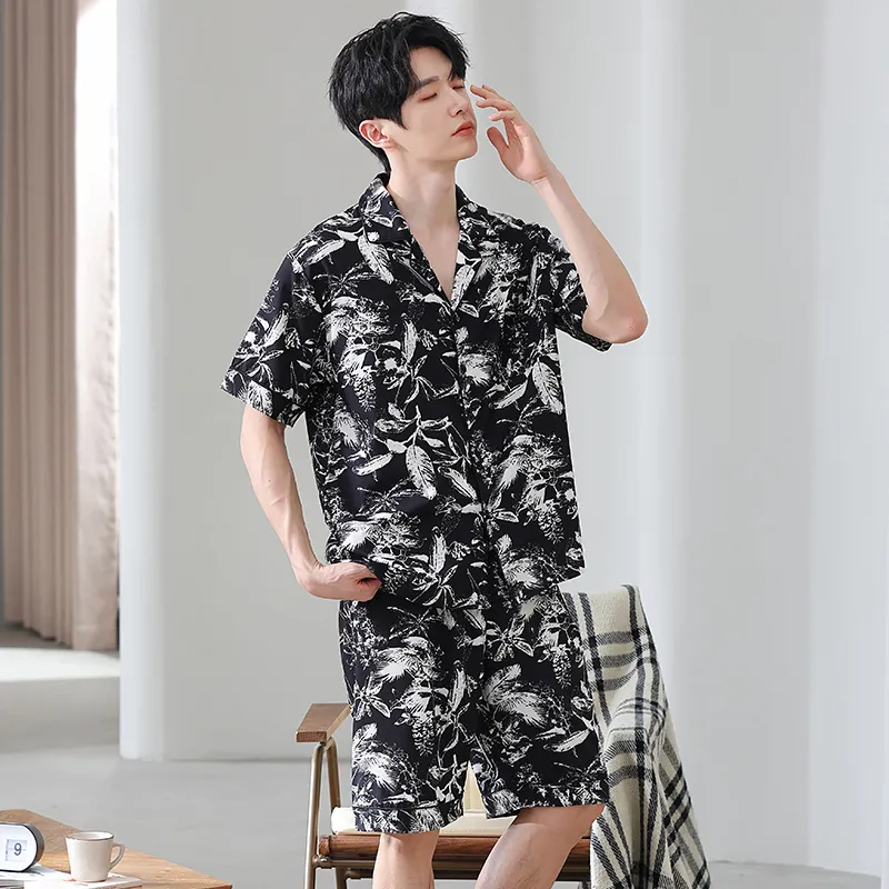 WANANNI Pajama Set Men's Image Color-2