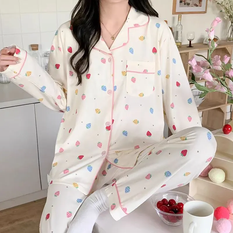 WANANNI Pajama Set Women's White-4