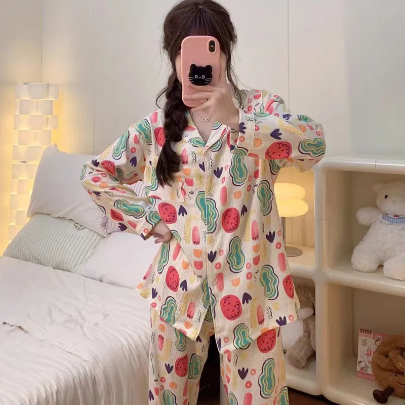 WANANNI Pajama Set Women's Multicolor-7