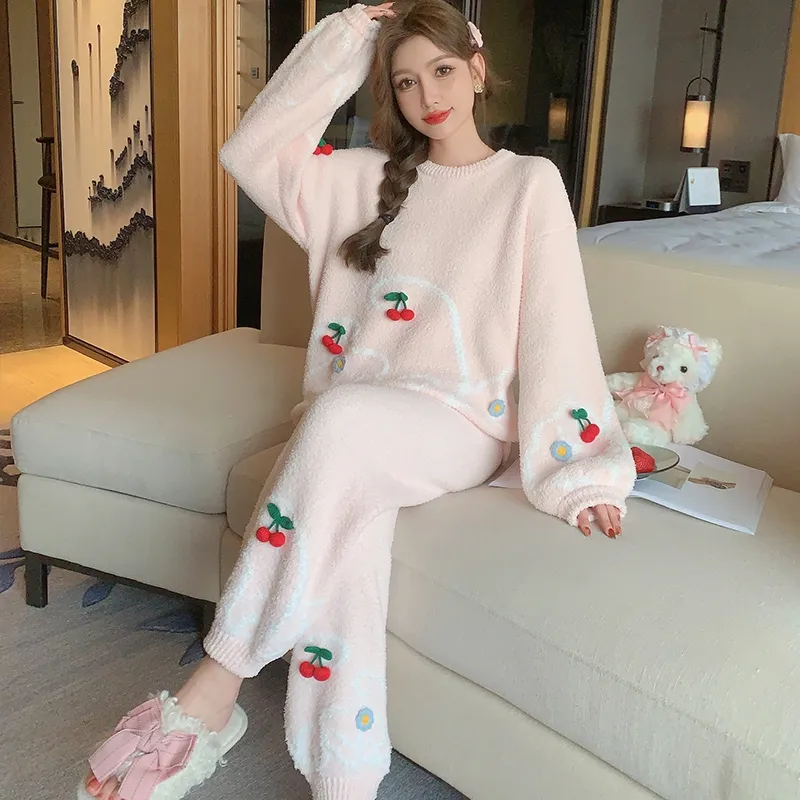 WANANNI Pajama Set Women's Shopping Bag Pink-1