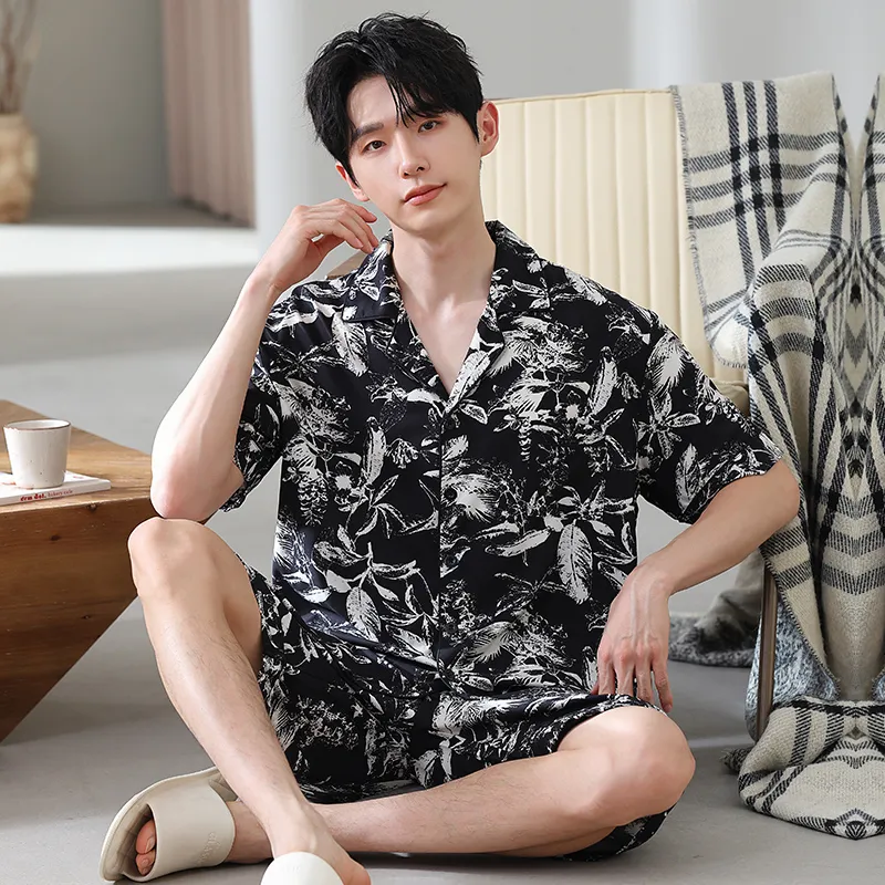 WANANNI Pajama Set Men's Image Color-4