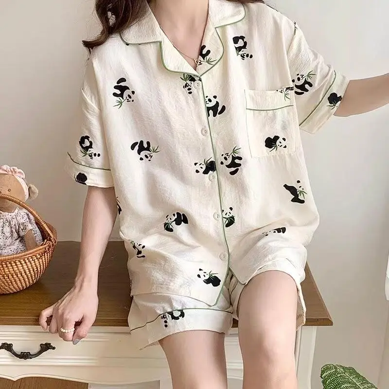 WANANNI Pajama Set Women's Light Apricot-3