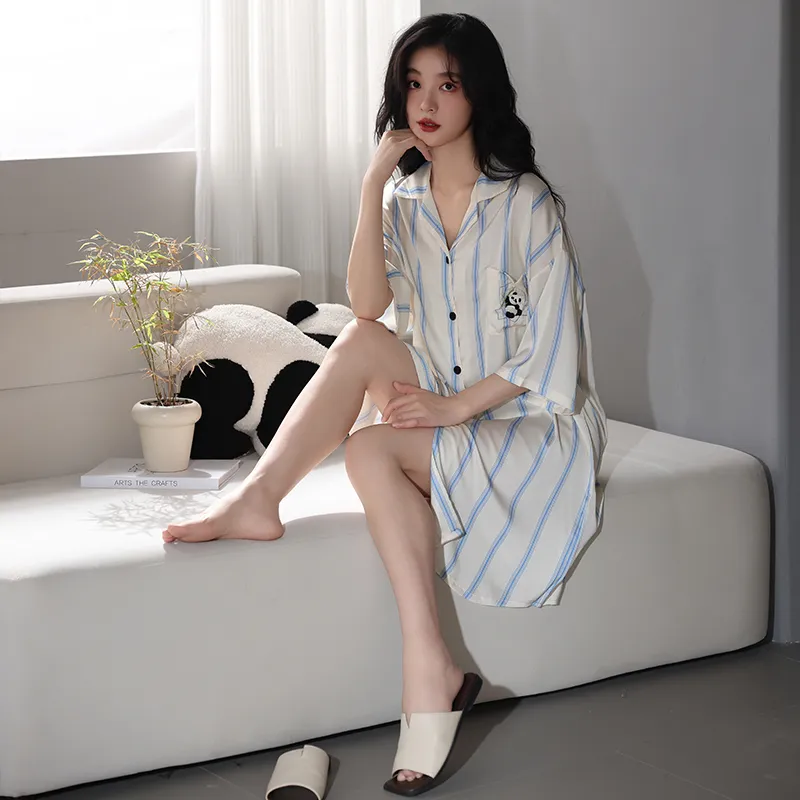 WANANNI Nightgown Women's Image Color-3