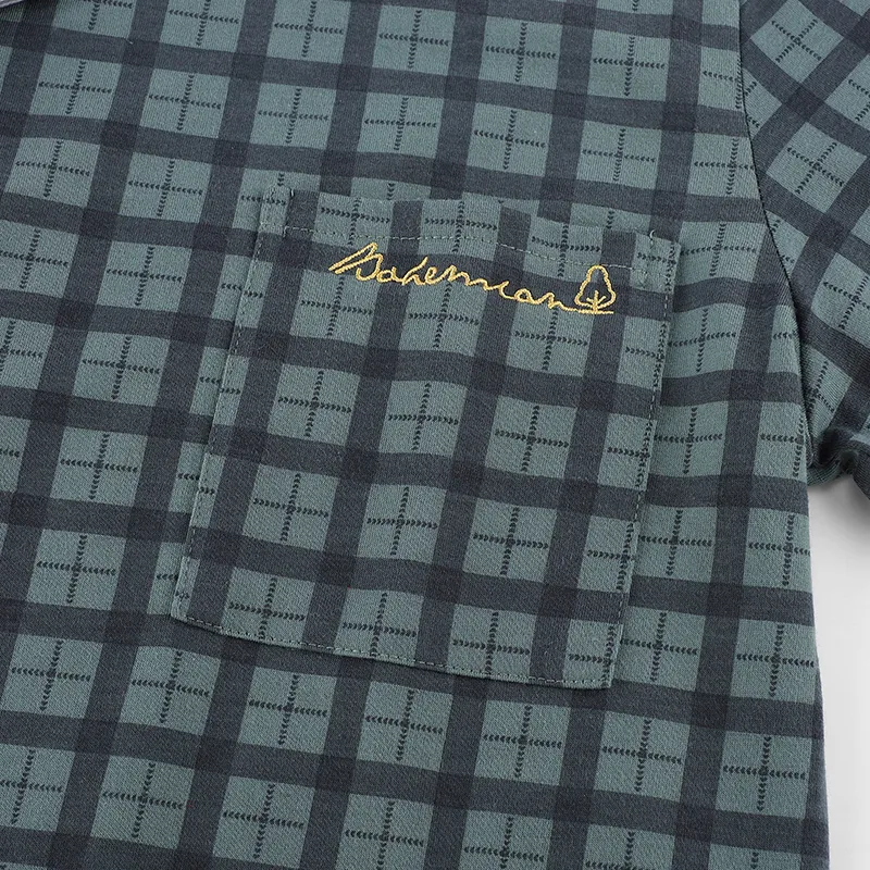 WANANNI Pajama Set Men's Dark Green-3