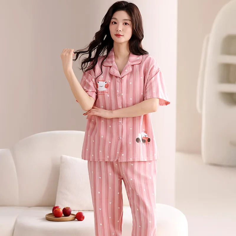 WANANNI Pajama Set Women's Pink-6