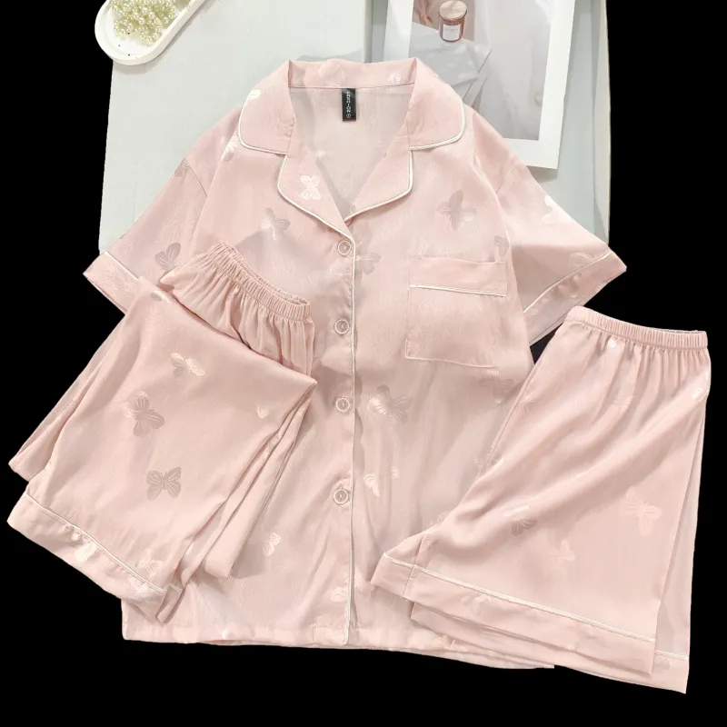 WANANNI Pajama Set Women's Pink-1