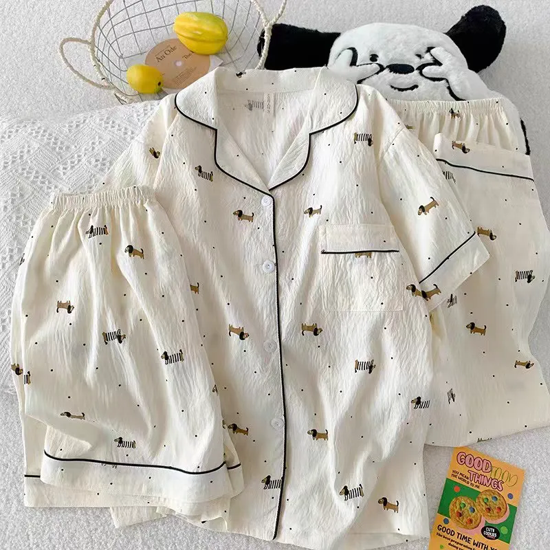 WANANNI Pajama Set Women's White-4