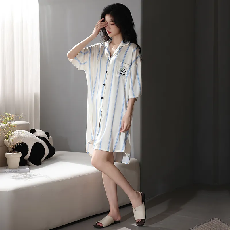 WANANNI Nightgown Women's Image Color-4