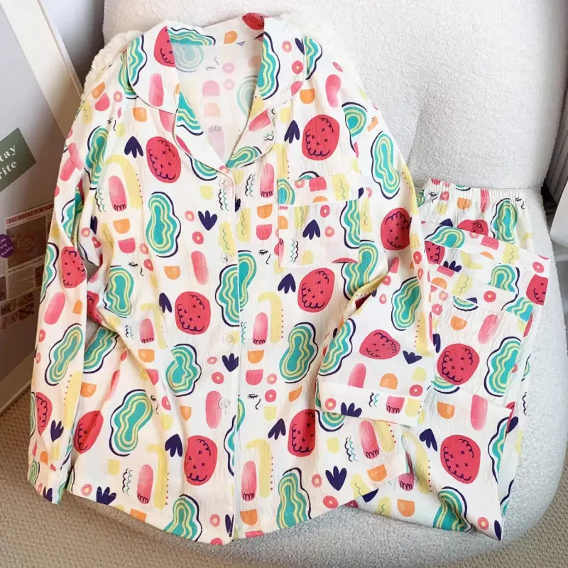 WANANNI Pajama Set Women's Multicolor-1