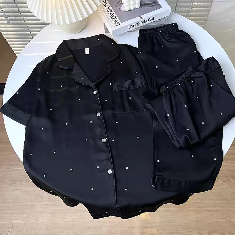 WANANNI Pajama Set Women's Romantic Galaxy-1