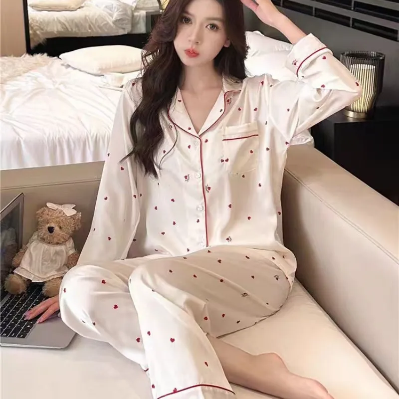 WANANNI Pajama Set Women's White-3