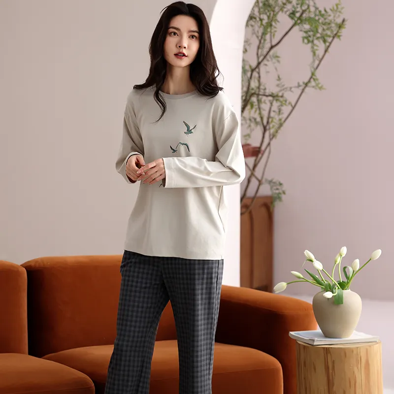 WANANNI Pajama Set Women's Apricot-6