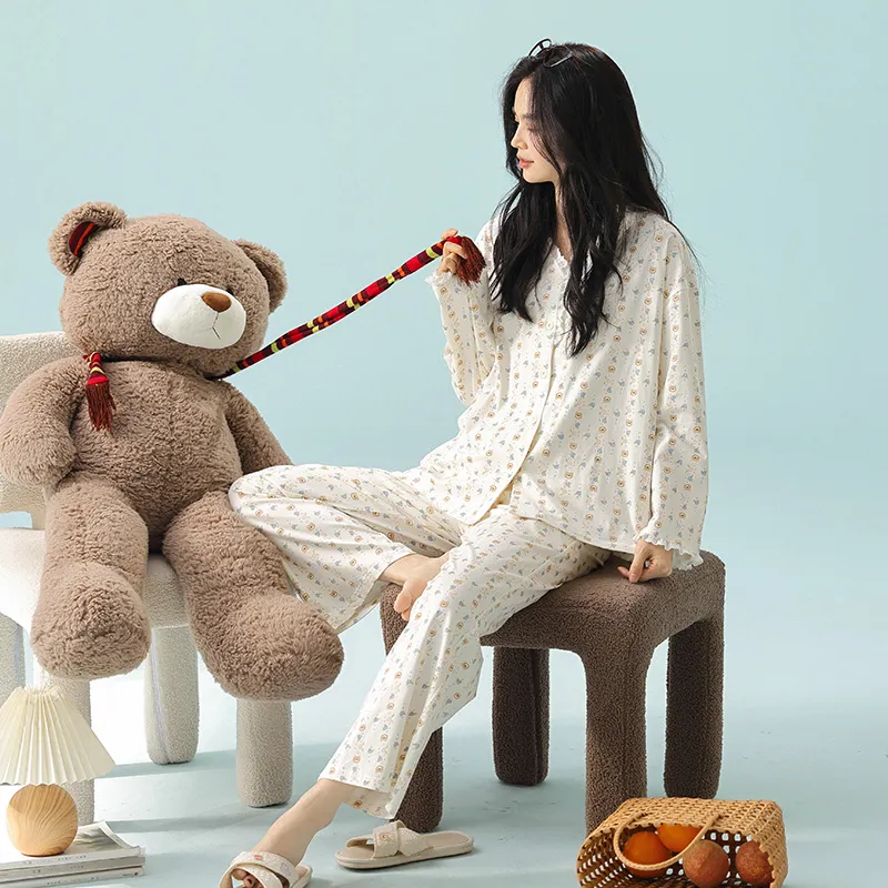 WANANNI Pajama Set Women's White-5