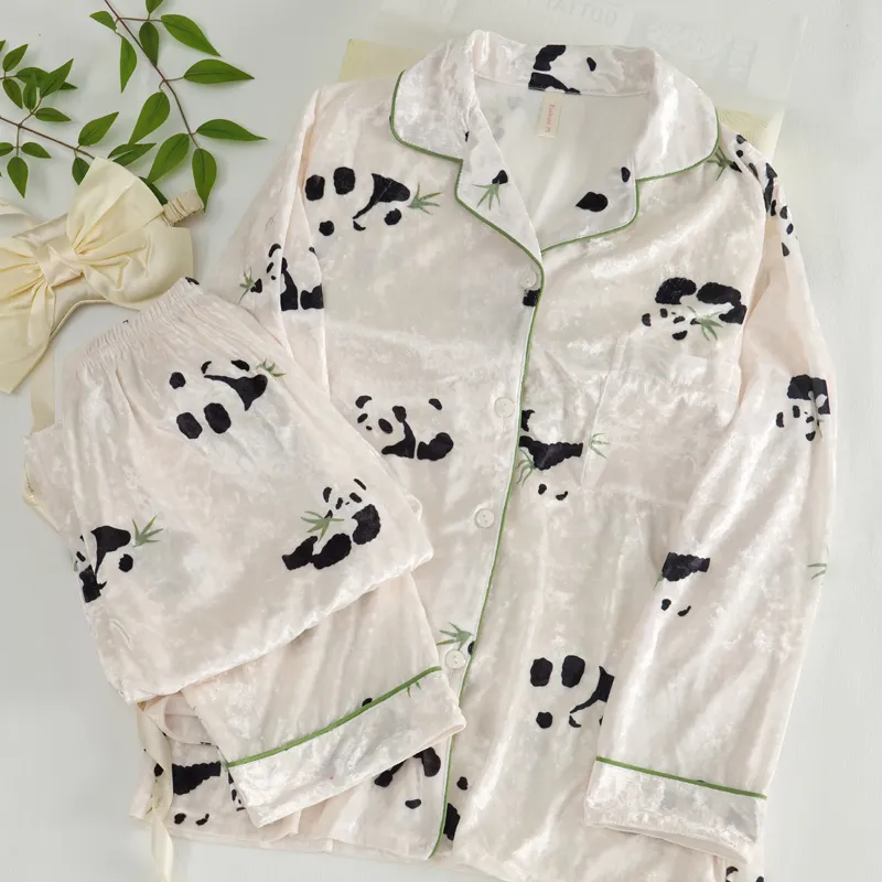 WANANNI Pajama Set Women's White-1
